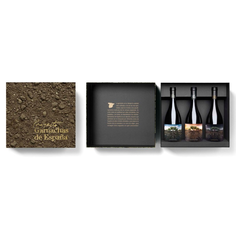 Estuche Garnachas de España 3 botellas
