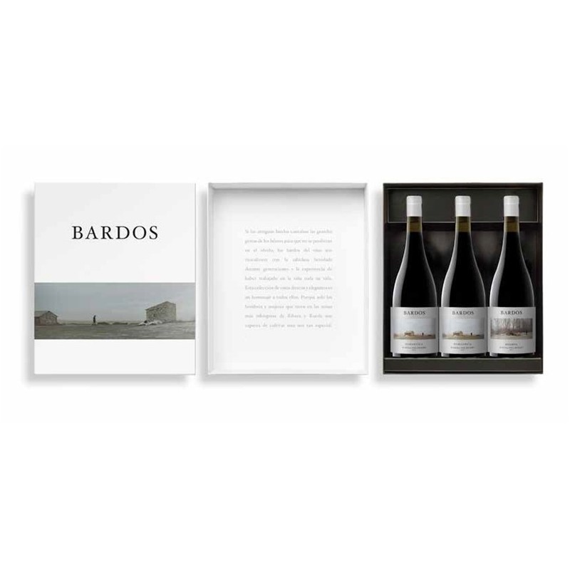 Estuche regalo 3 botellas Ribera del Duero De Bardos