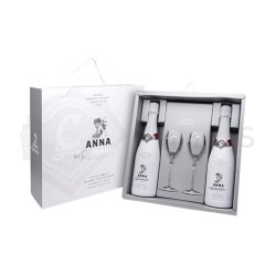 Estuche Cava Anna Blanc de Blancs Brut. 2 bot.+2 copas