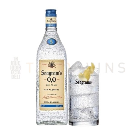 Gin Seagram's 1 Litro, 0,0º